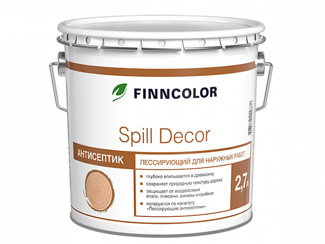Лессирующий антисептик Finncolor Spill Decor (Спил Декор)
