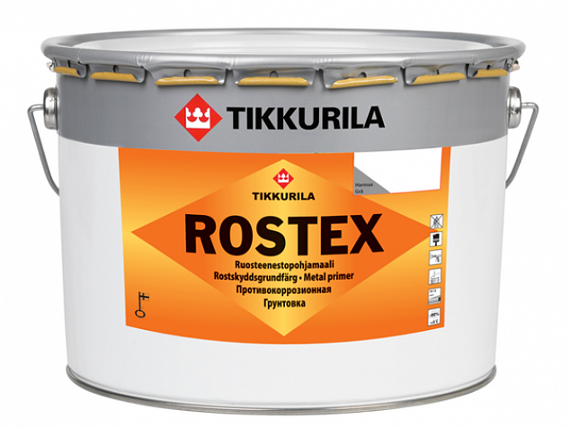 Противокоррозионная грунтовка Tikkurila Rostex (Ростекс)