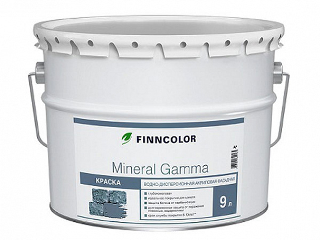Фасадная водно-дисперсионная краска Finncolor Mineral Gamma (Минерал Гамма)