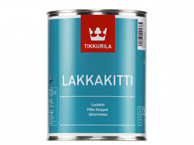 Алкидная быстросохнущая шпаклевка Tikkurila Lakkakitti (Лаккакитти)