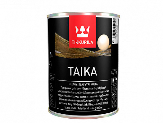 Двухцветная перламутровая лазурь Tikkurila Taika (Тайка)