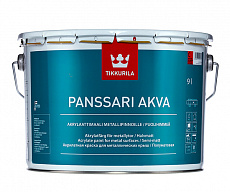 Краска для металлических крыш Tikkurila Panssari Akva (Панссари Аква)