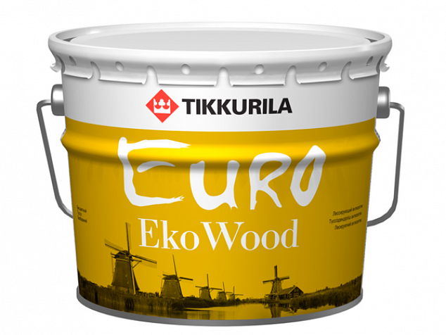 Лессирующий антисептик Tikkurila Euro Eko Wood (Евро Эко Вуд)