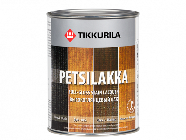 Цветной алкидный лак Tikkurila Petsilakka (Петсилакка)