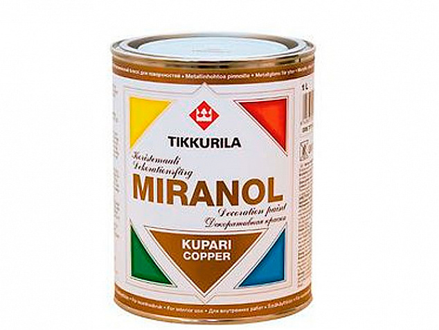 Декоративная краска под металл Tikkurila Miranol медная (Миранол)