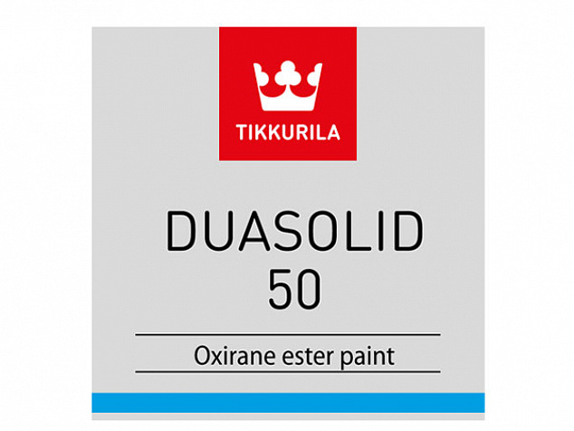 Двухкомпонентная оксираноэфирная краска Tikkurila Duasolid 50 (Дуасолид 50)