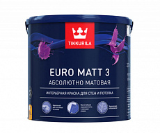 Краска Tikkurila Euro Matt 3 (Евро Мат 3)
