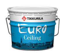 Краска для потолка Tikkurila Euro Ceiling (Евро Силинг)