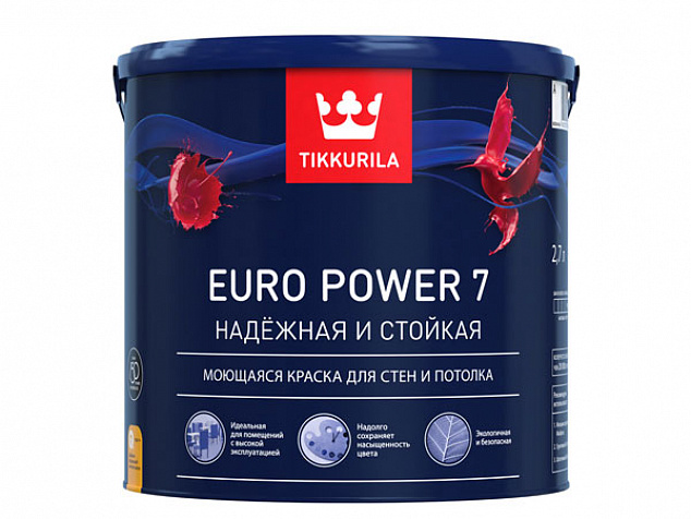 Краска Tikkurila Euro Power 7 (Евро Пауэр 7)